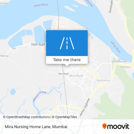 Mira Nursing Home Lane map