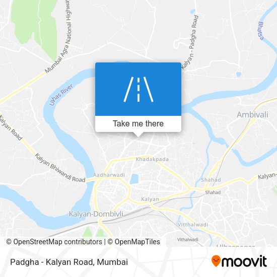 Padgha - Kalyan Road map