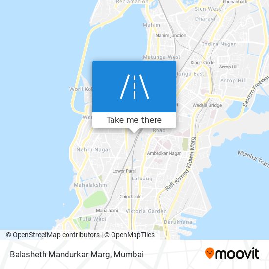 Balasheth Mandurkar Marg map