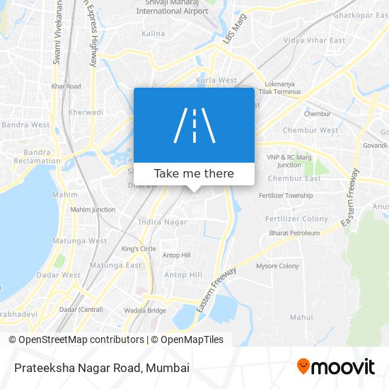 Prateeksha Nagar Road map