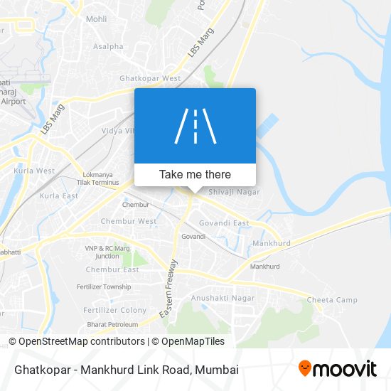 Ghatkopar - Mankhurd Link Road map