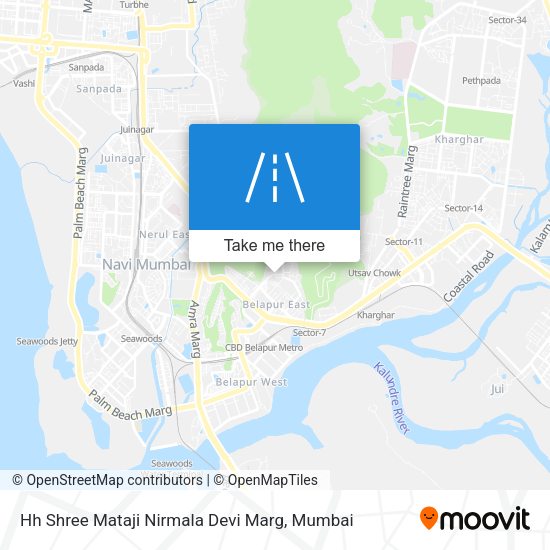 Hh Shree Mataji Nirmala Devi Marg map
