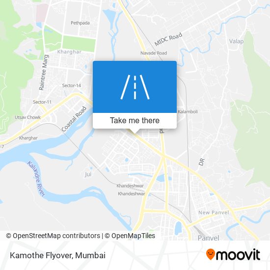 Kamothe Flyover map