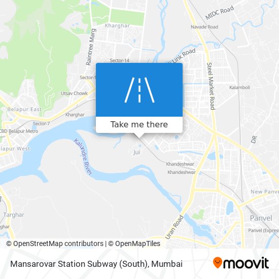 Mansarovar Station Subway (South) map