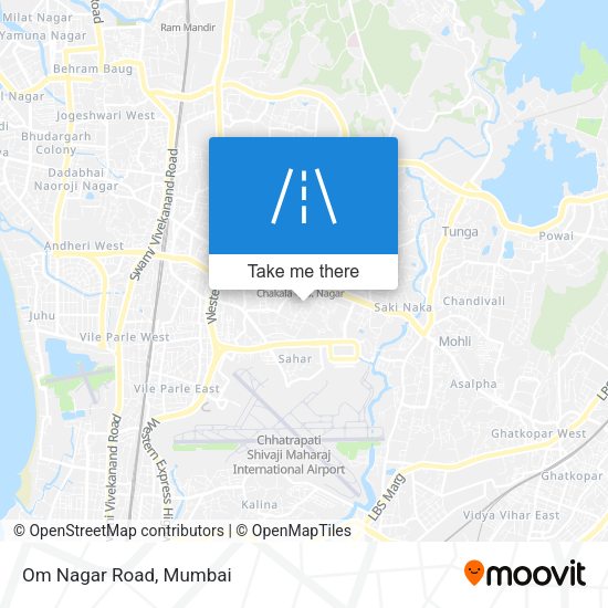 Om Nagar Road map