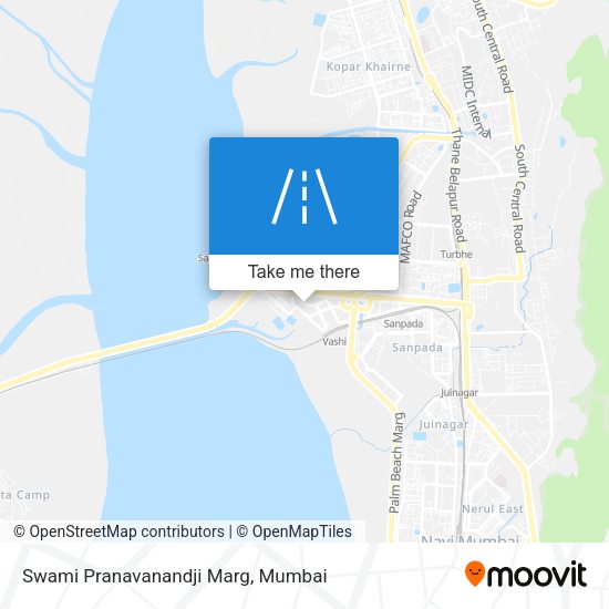 Swami Pranavanandji Marg map