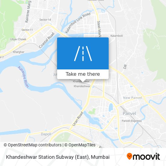 Khandeshwar Station Subway (East) map