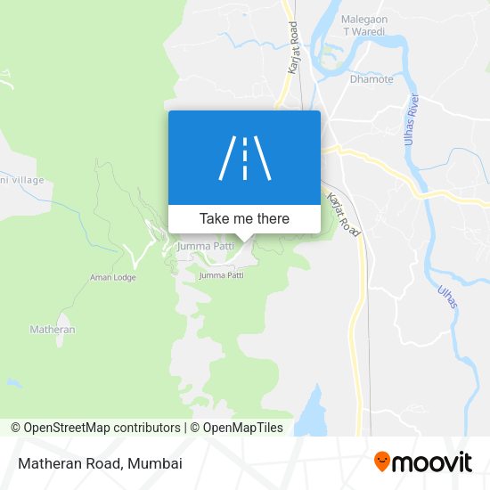 Matheran Road map