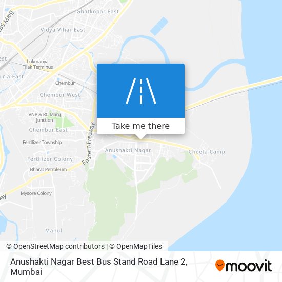 Anushakti Nagar Best Bus Stand Road Lane 2 map