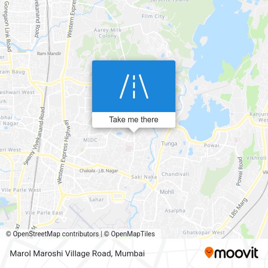 Marol Maroshi Village Road map