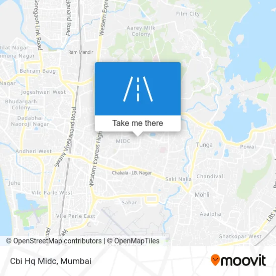 Cbi Hq  Midc map