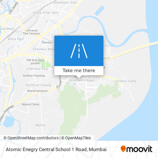 Atomic Enegry Central School 1 Road map