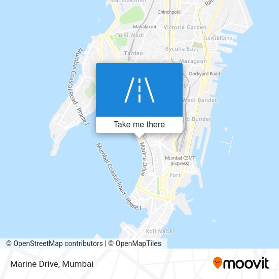 Marine Drive map