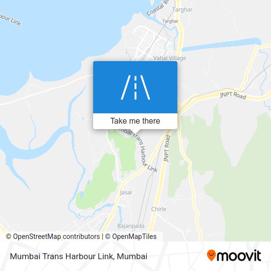 Mumbai Trans Harbour Link map