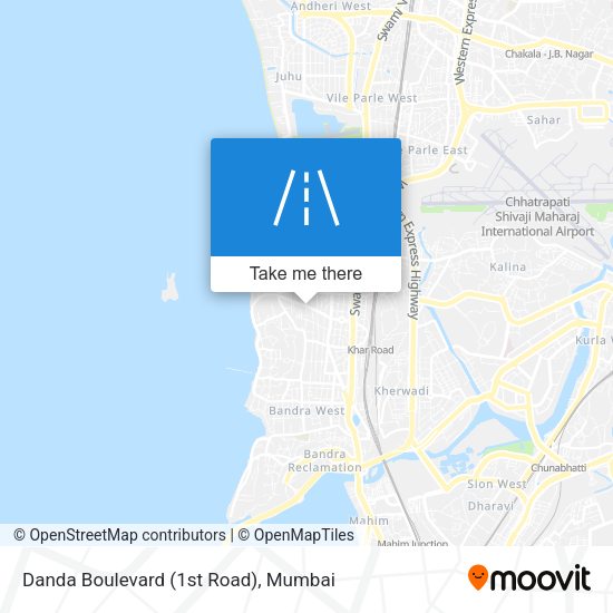 Danda Boulevard (1st Road) map