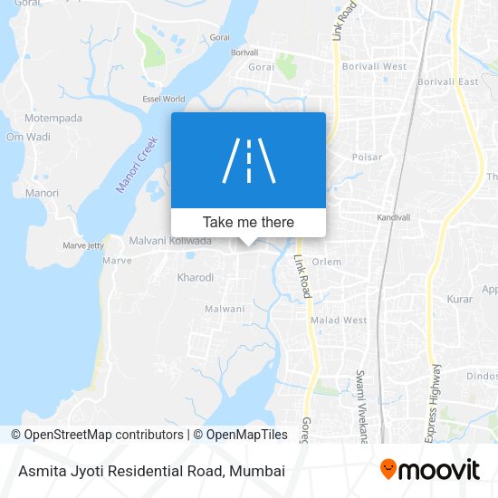 Asmita Jyoti Residential Road map