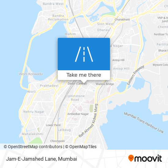 Jam-E-Jamshed Lane map