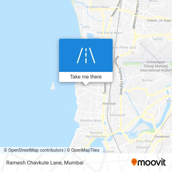 Ramesh Chavkute Lane map