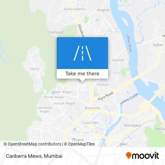 Canberra Mews map