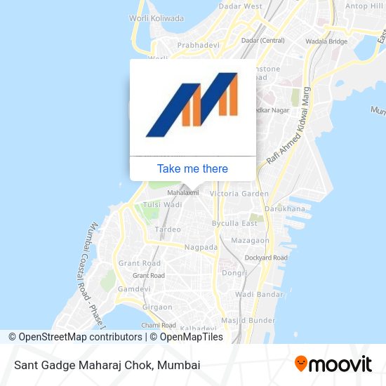 Sant Gadge Maharaj Chok map