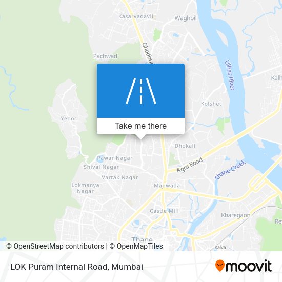 LOK Puram Internal Road map