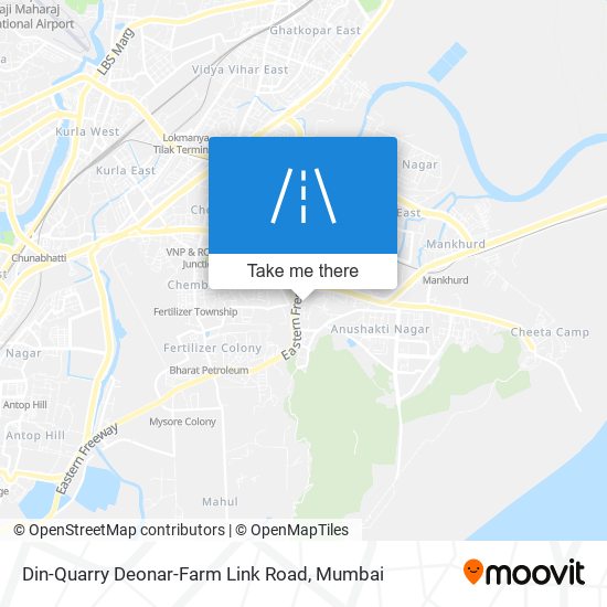 Din-Quarry Deonar-Farm Link Road map