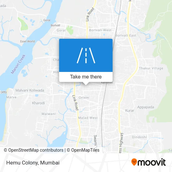 Hemu Colony map