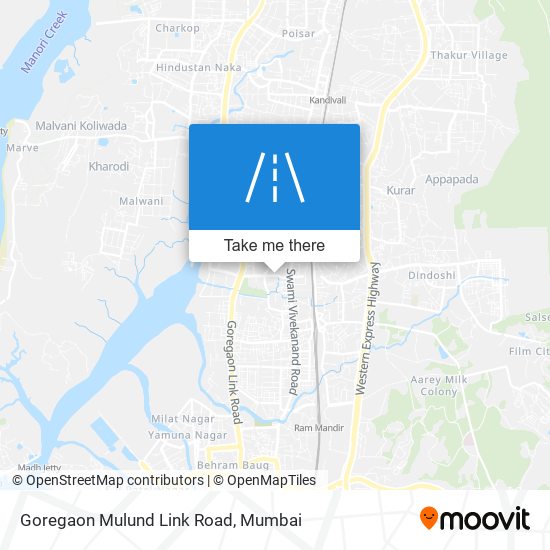 Goregaon Mulund Link Road map