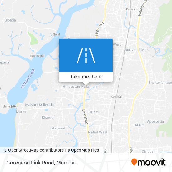 Goregaon Link Road map