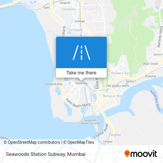 Seawoods Station Subway map