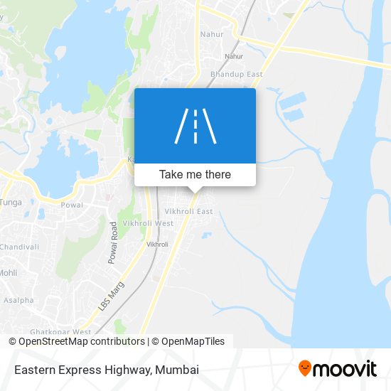 Eastern Express Highway map