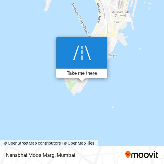 Nanabhai Moos Marg map