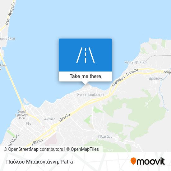 Παύλου Μπακογιάννη map