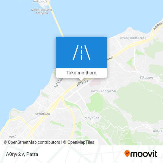 Αθηνών map