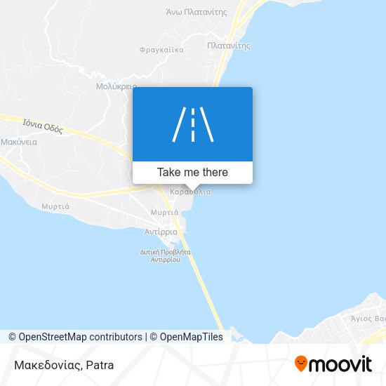 Μακεδονίας map