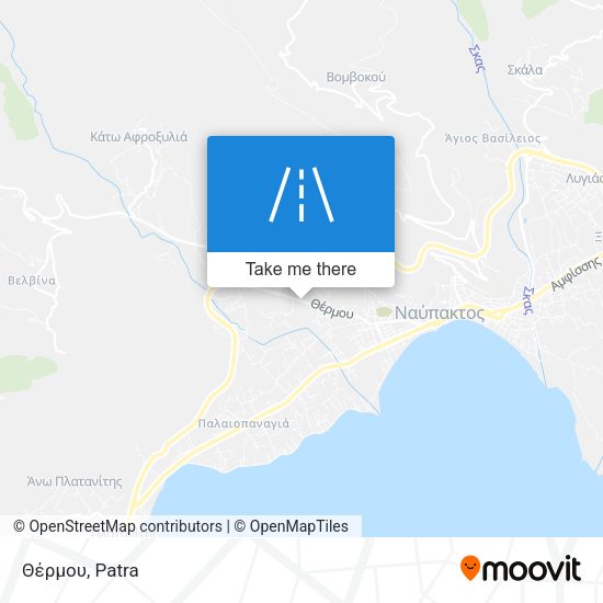 Θέρμου map