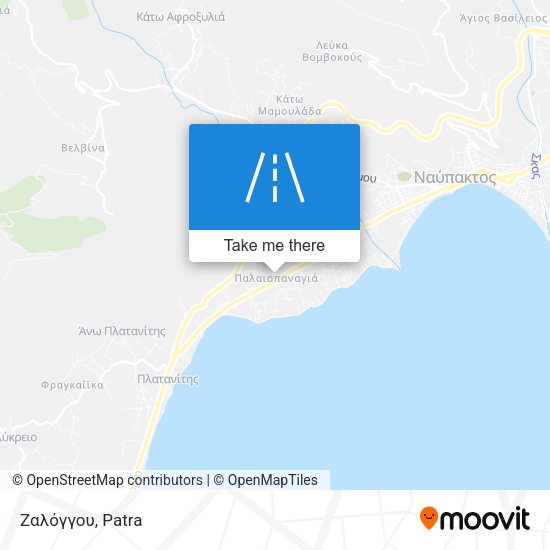 Ζαλόγγου map