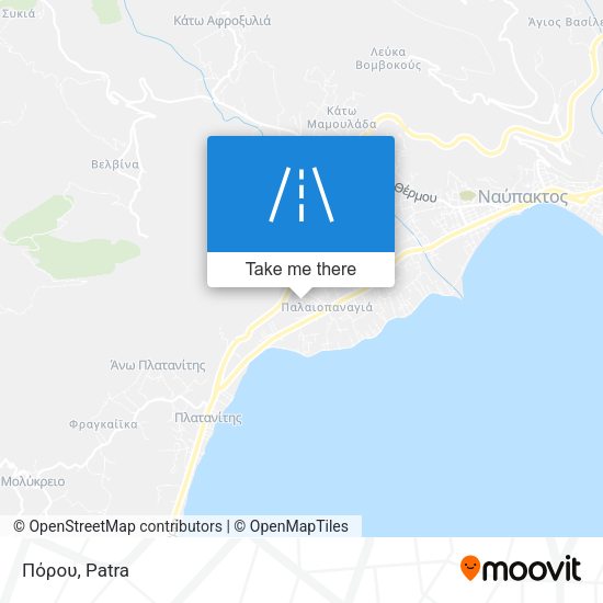 Πόρου map