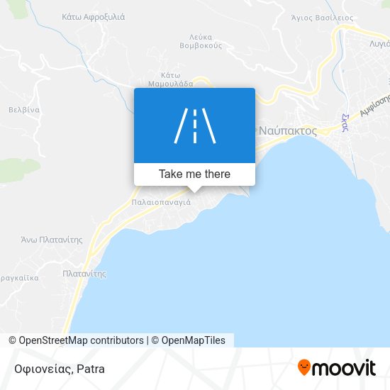 Οφιονείας map