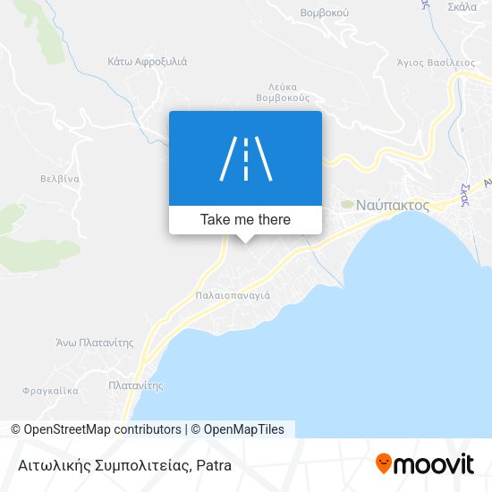 Αιτωλικής Συμπολιτείας map