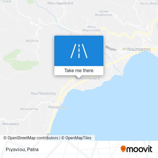 Ριγανίου map