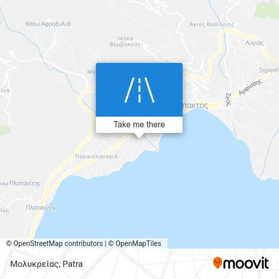 Μολυκρείας map