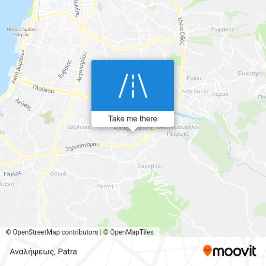 Αναλήψεως map