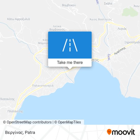 Βεργίνας map