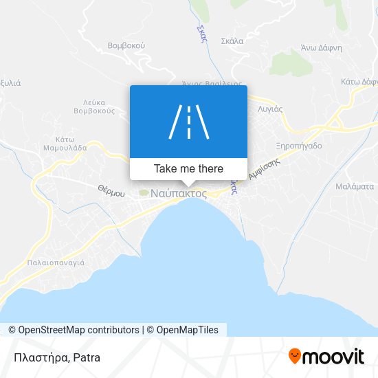 Πλαστήρα map