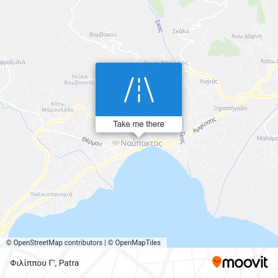 Φιλίππου Γ' map