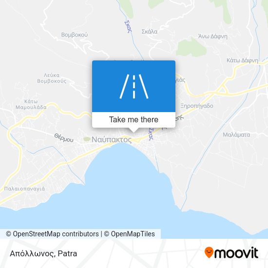 Απόλλωνος map