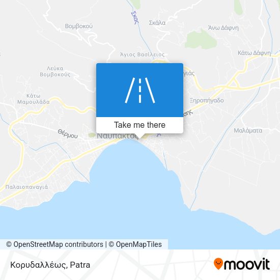 Κορυδαλλέως map