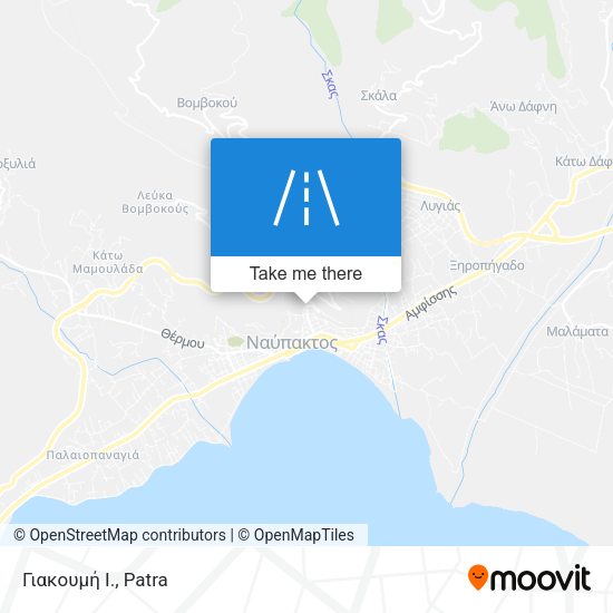 Γιακουμή Ι. map