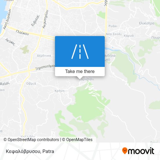 Κεφαλόβρυσου map
